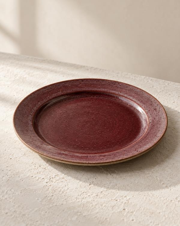 Assiette plate « Marée » — vue d’ensemble