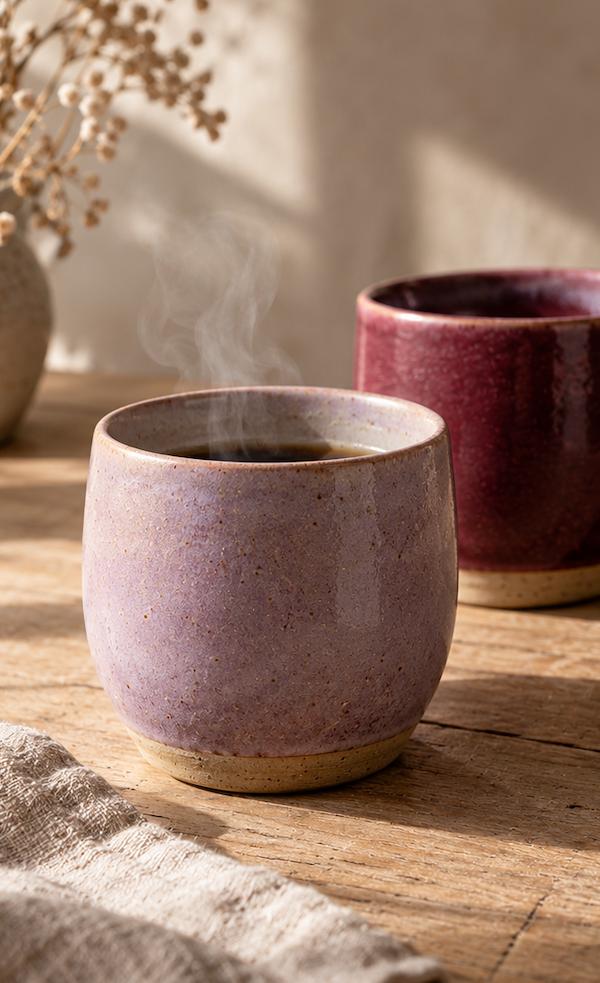 Tasse sans anse « Lilas » — vue d’ensemble